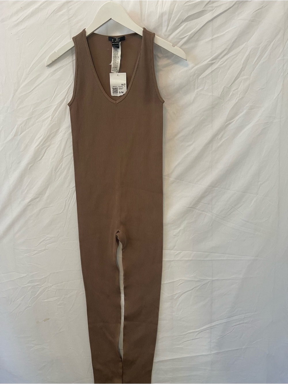 Forever 21 Kids Brown Ribbed Sleeveless One-Piece